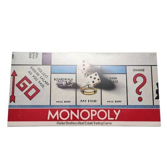 Vintage Monopoly #9 Parker Brothers Board Game SEALED 1961 No Barcode - Picture 1 of 8